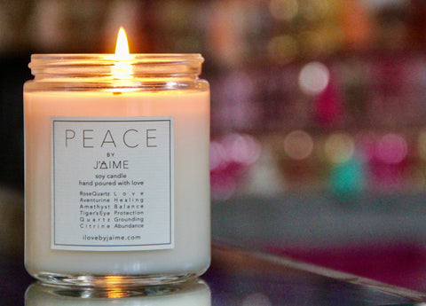 PEACE Soy Candle